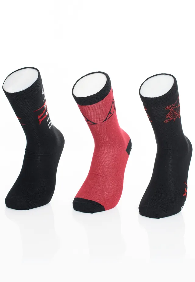 Diablo Hell Crew calzini 3 paia EU 43-46 multicolore