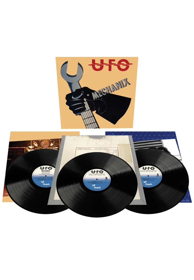 UFO Mechanix 2026 Remaster Vinile 3 LP Deluxe Hard Rock