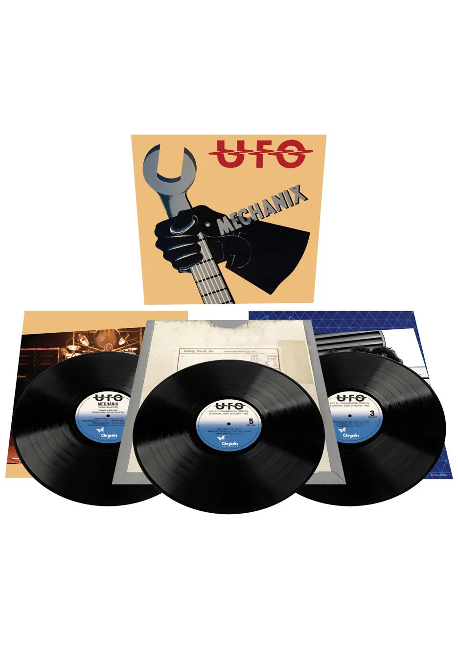 UFO Mechanix 2026 Remaster Vinile 3 LP Deluxe Hard Rock