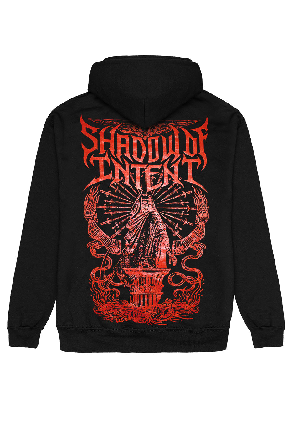 Shadow Of Intent Priest felpa con cappuccio nera merch