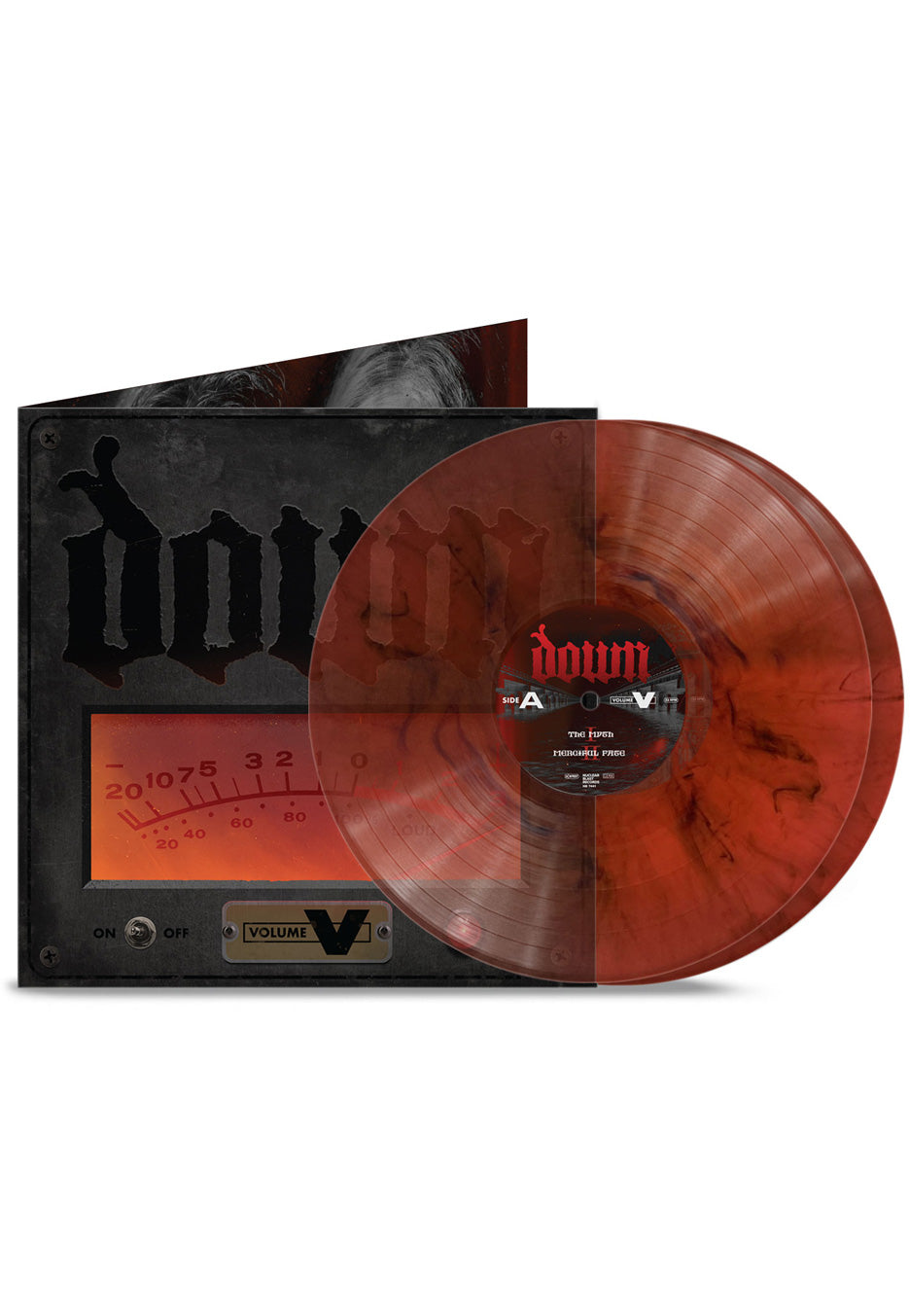 Down Volume V doppio vinile 2 LP arancione marmorato