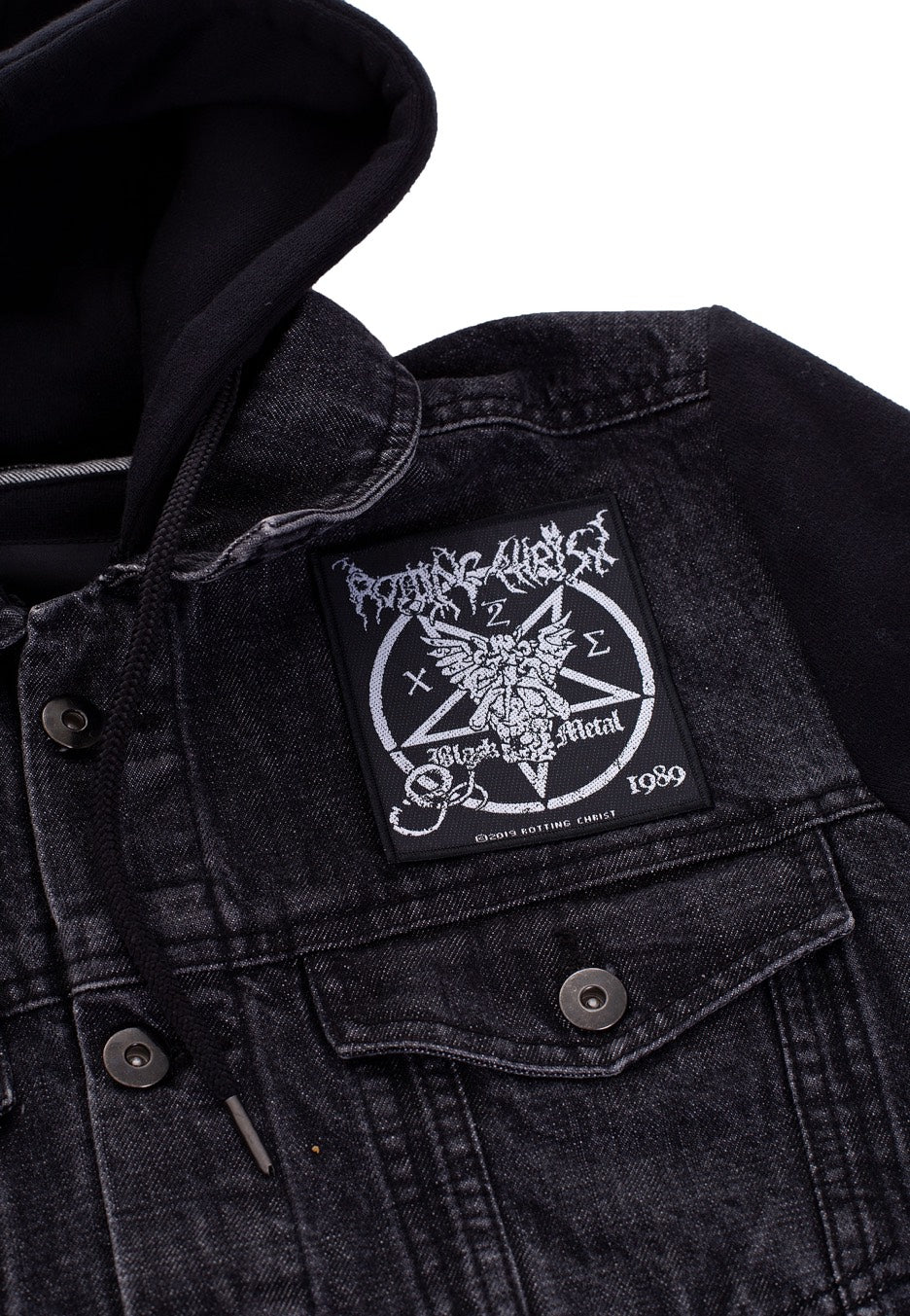 Rotting Christ Black Metal patch nero onesize da cucire
