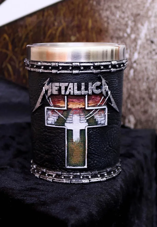 Metallica Master Of Puppets bicchierino shot vetro onesize