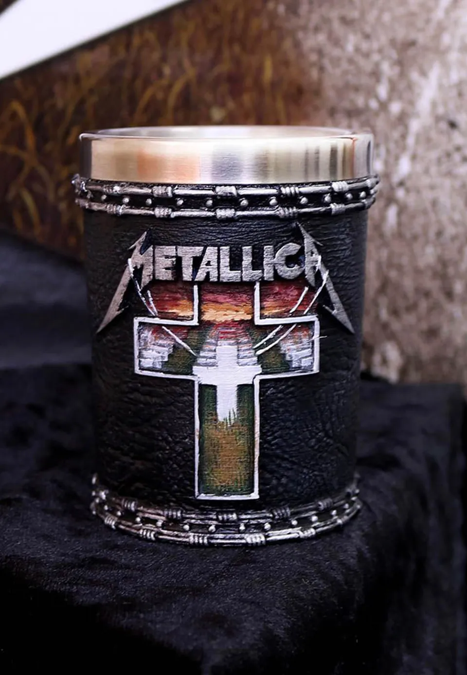 Metallica Master Of Puppets bicchierino shot vetro onesize