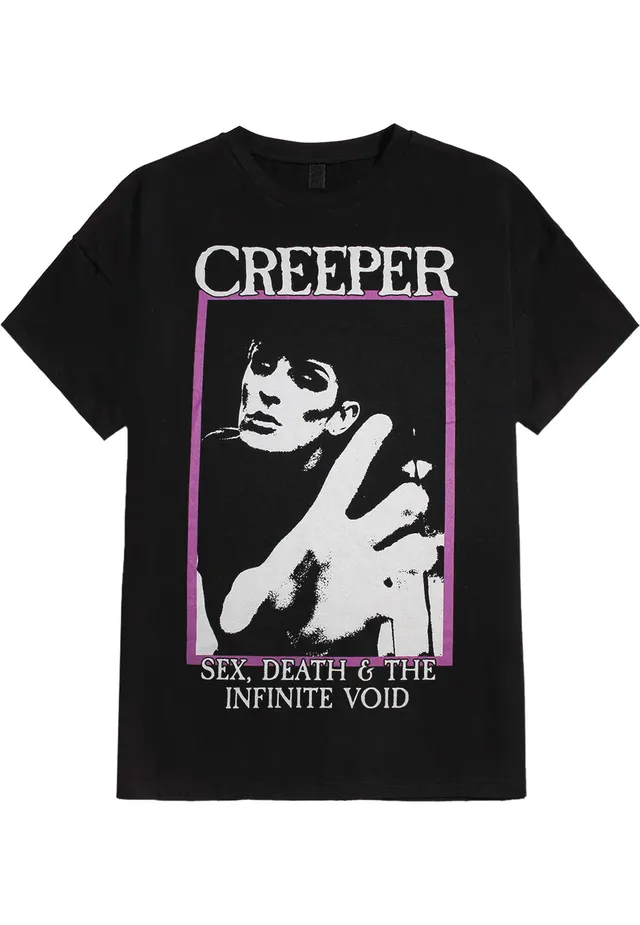 Creeper SD & TIV maglietta nera manica corta punk