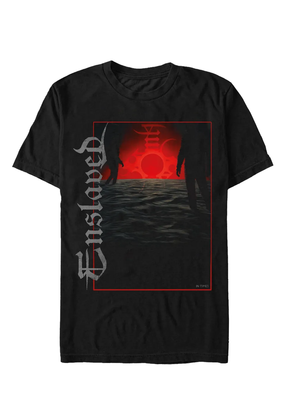 Enslaved In Times T-Shirt nera uomo manica corta