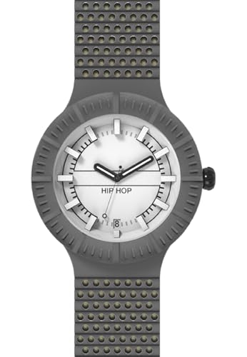 Hip Hop X Man Orologio Uomo Silicone Nero 42mm