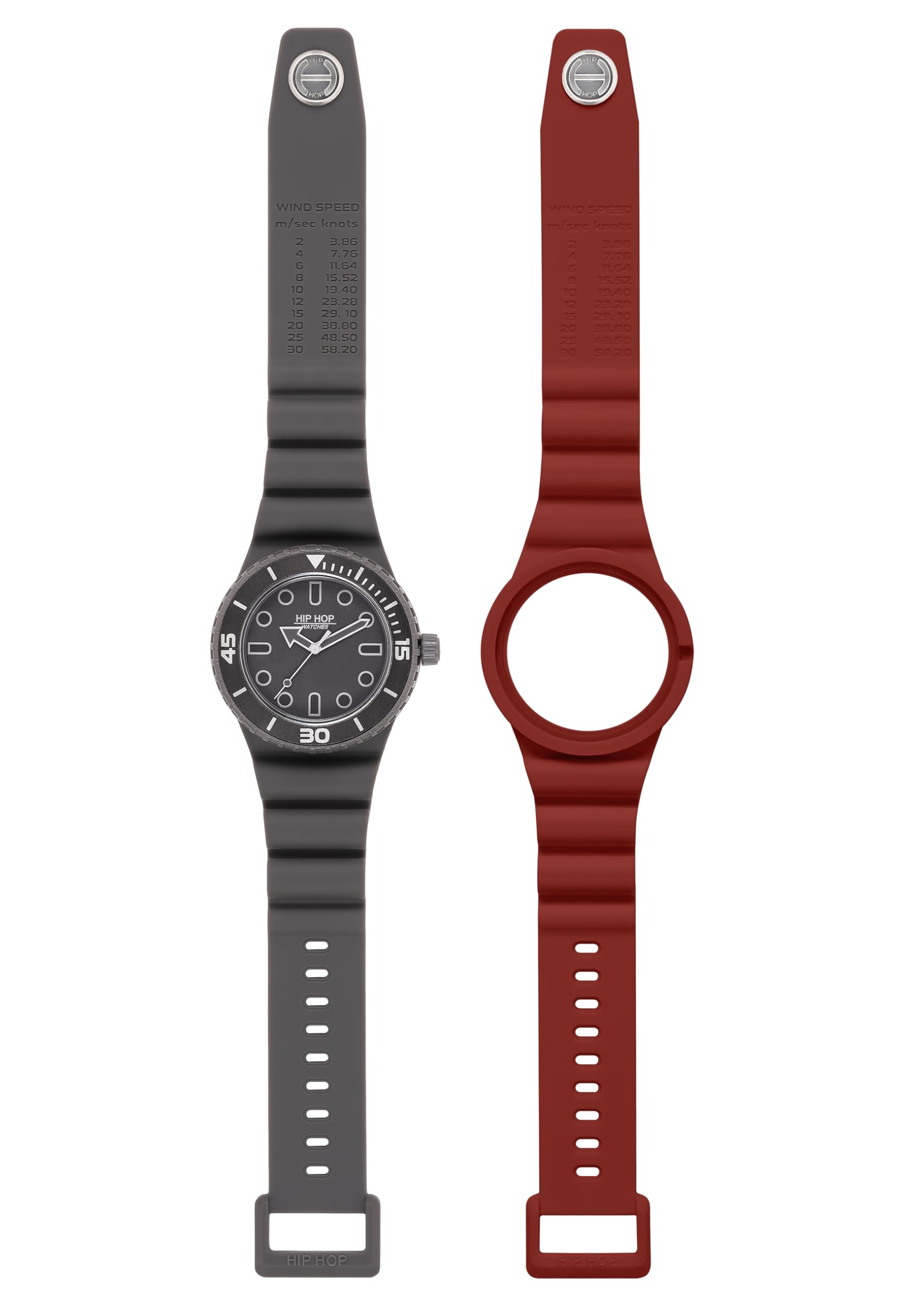 Hip Hop Master Orologio Uomo Giallo 41 mm Silicone