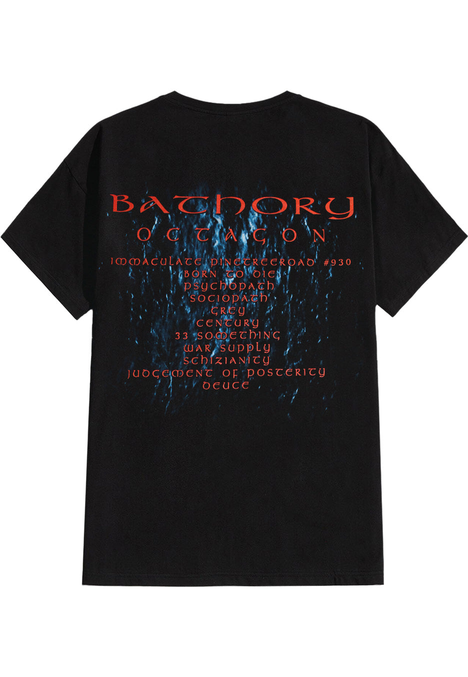 Bathory Octagon t-shirt nera uomo black metal