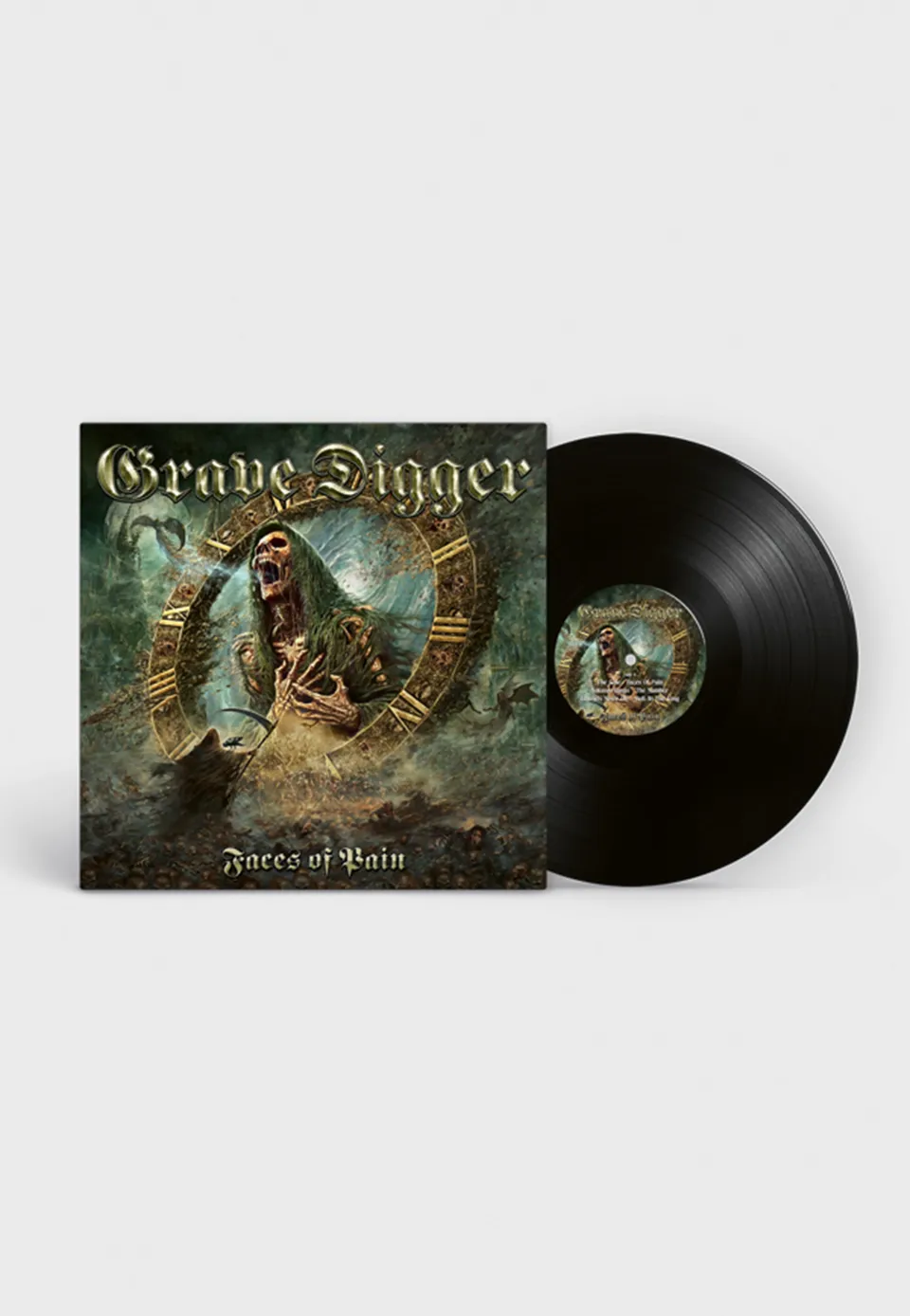 Grave Digger Faces Of Pain vinile LP heavy metal