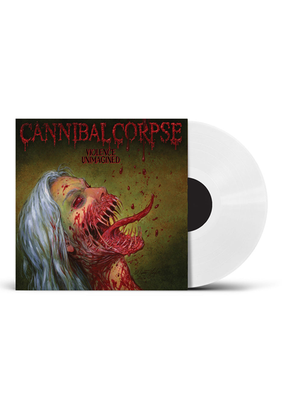 Cannibal Corpse Violence Unimagined vinile LP bianco limited