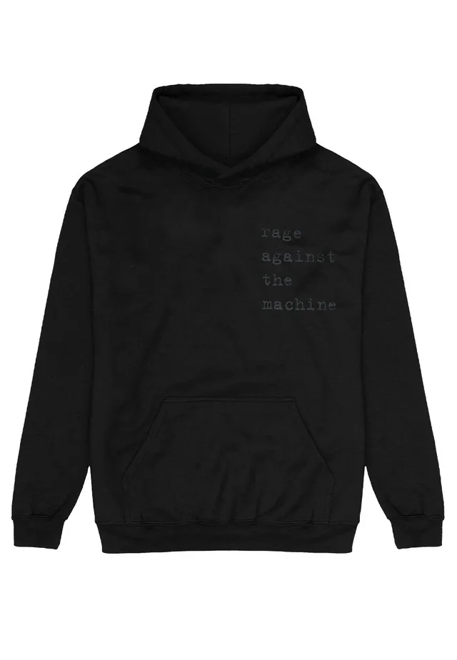 Rage Against The Machine FYou Felpa Nera Taglie S-XXL