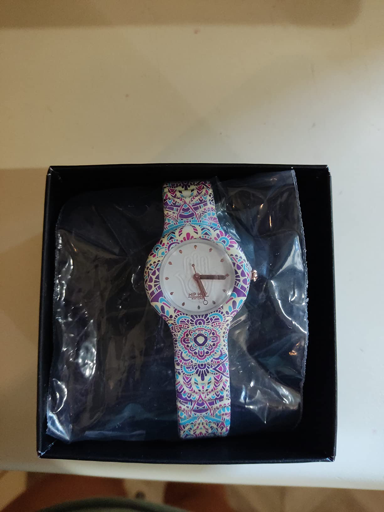Hip Hop HERO 32 Mandala Orologio Donna Blu-Rosso HWU1040