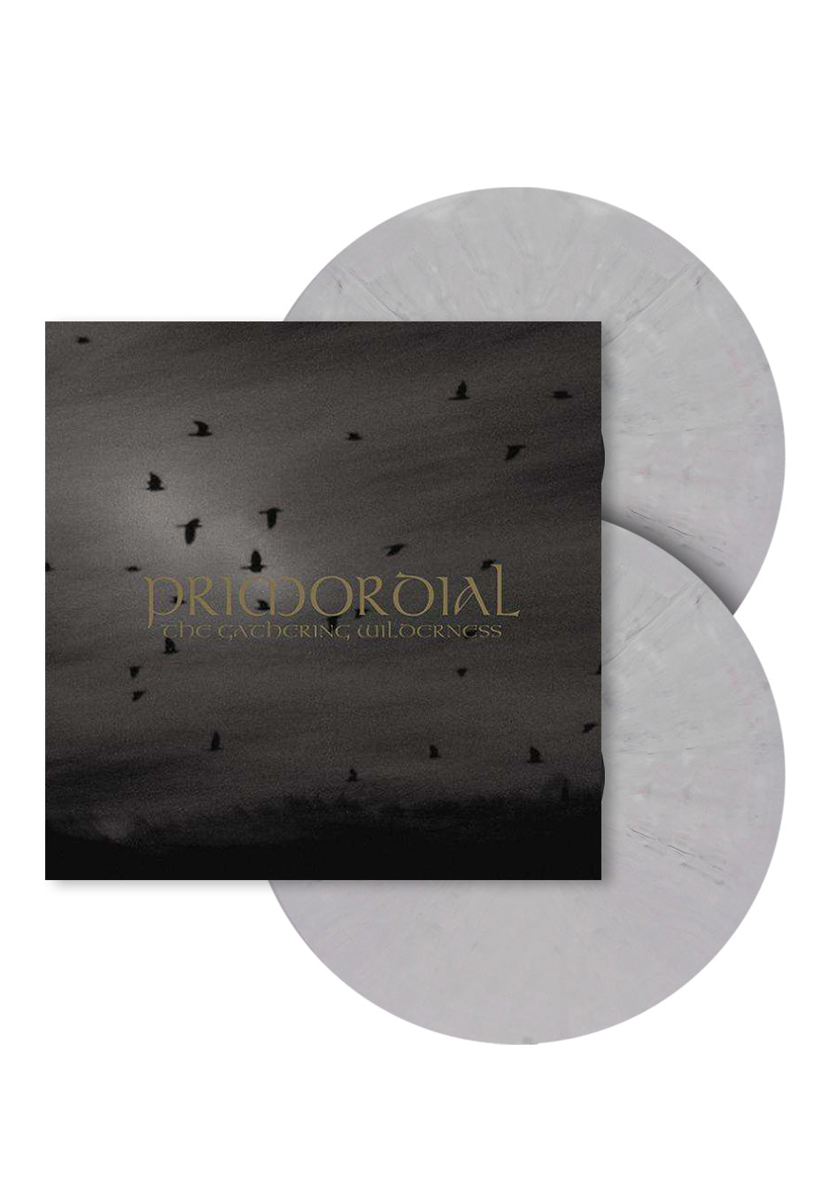 Primordial The Gathering Wilderness vinile LP grigio 2 LP