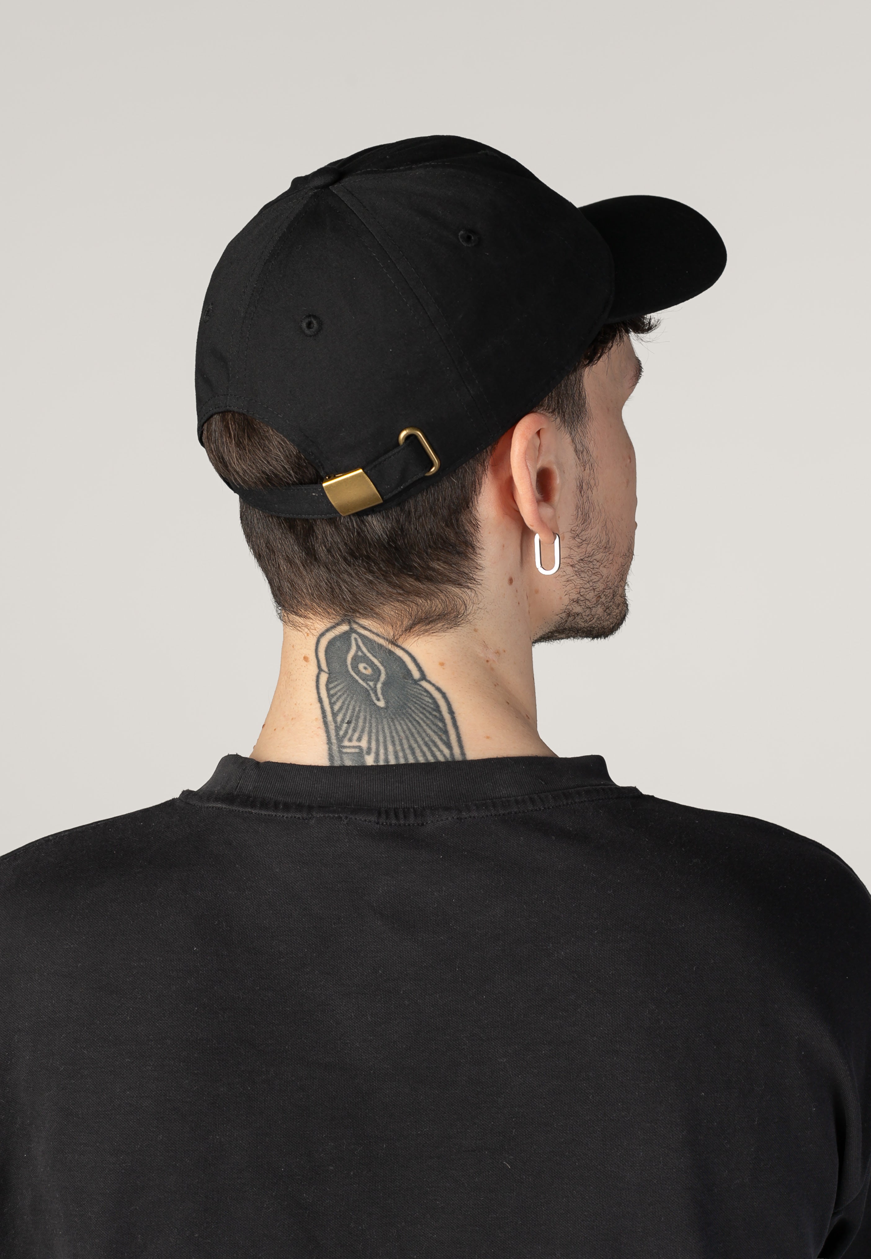 Acid Bath Logo Dad cap nero cotone onesize