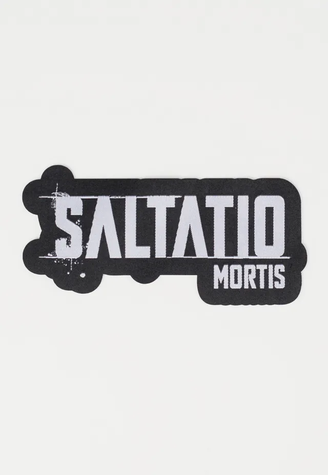 Saltatio Mortis Logo Die Cut patch nera onesize