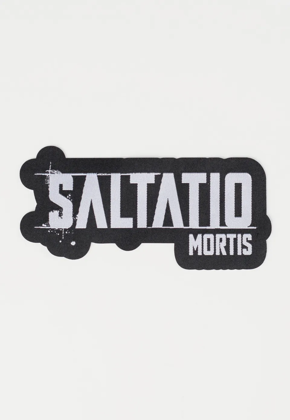 Saltatio Mortis Logo Die Cut patch nera onesize
