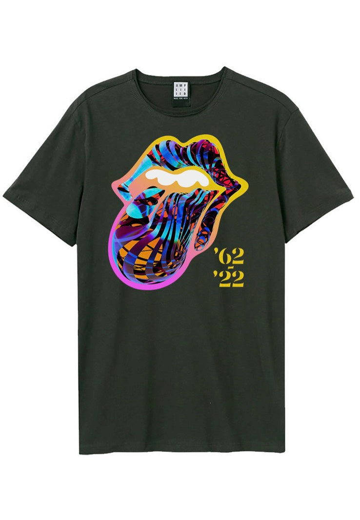 Rolling Stones Sixty Tongue Maglietta grigia uomo