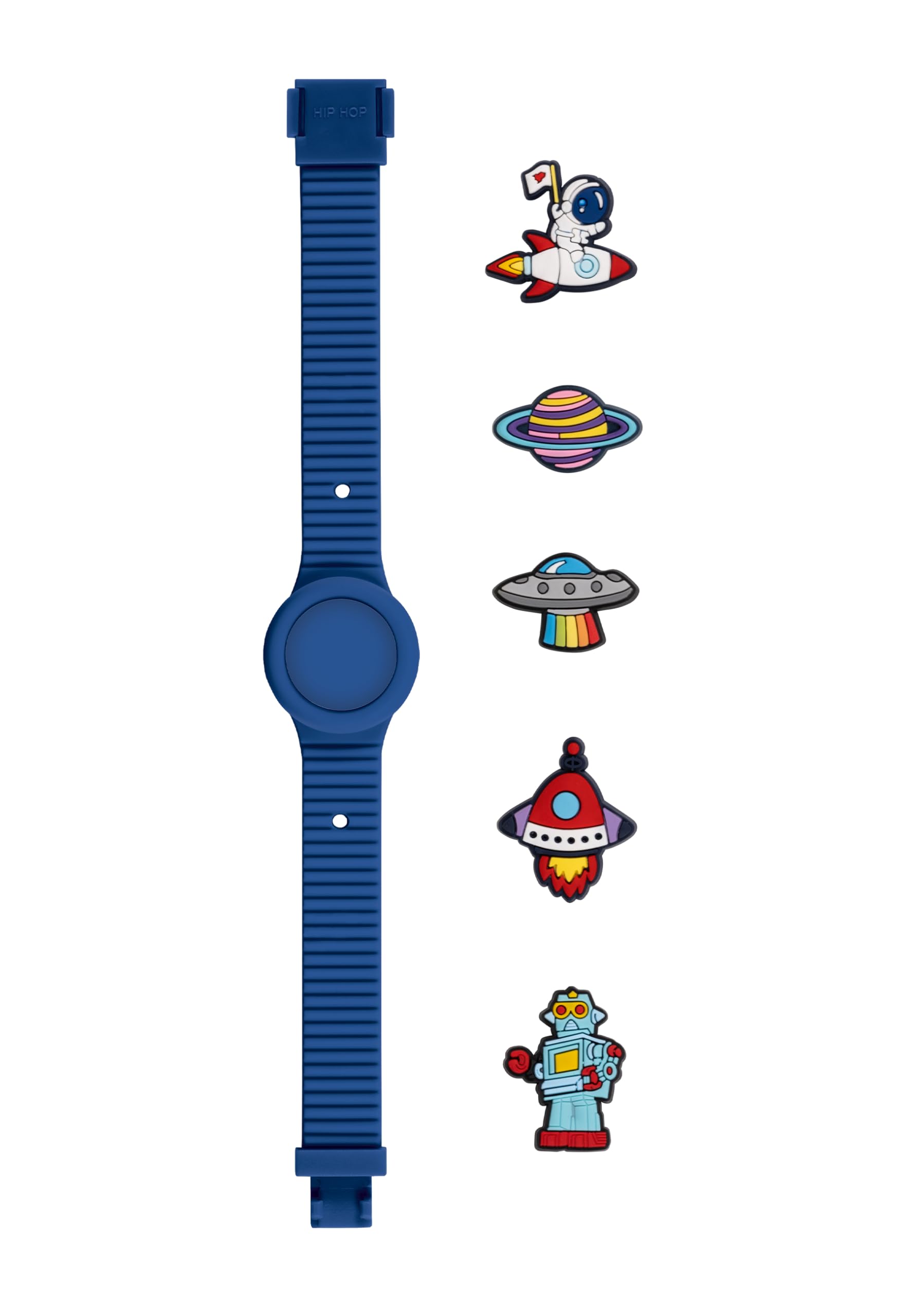 Hip Hop Pintastic! cinturino 32 mm azzurro silicone 5 pin spazio