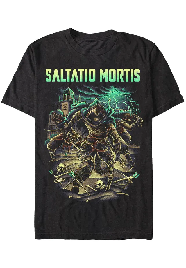Saltatio Mortis Hinterhalt Wüste Acid Wash maglietta nera XL pagan