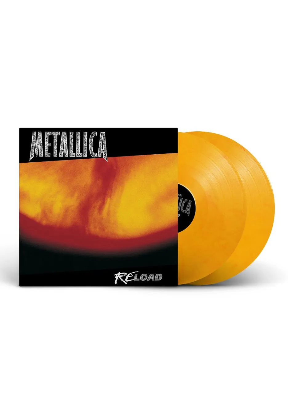 Metallica ReLoad Remastered 2025 vinile 2 LP giallo traslucido