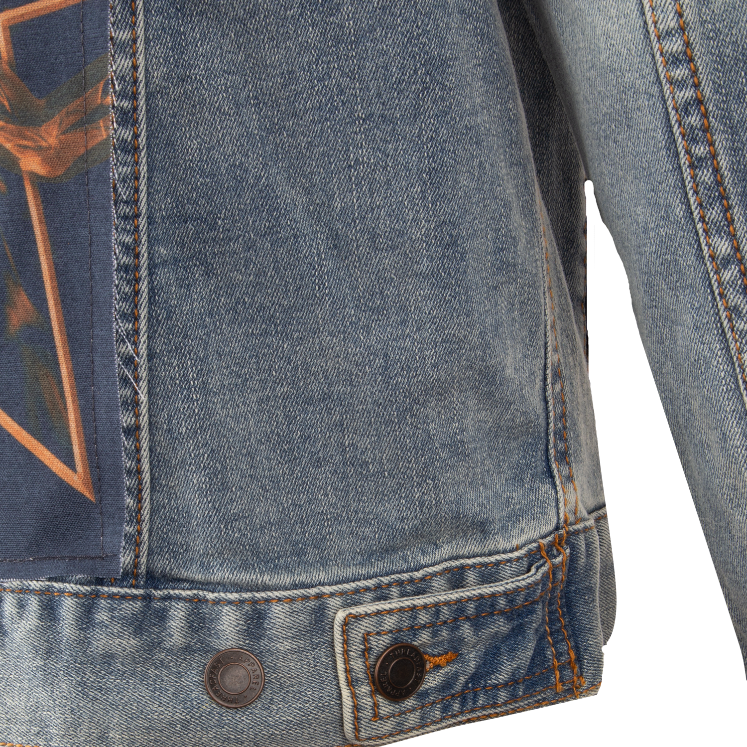 Tool Destroyer Rough Cut giacca denim black denim