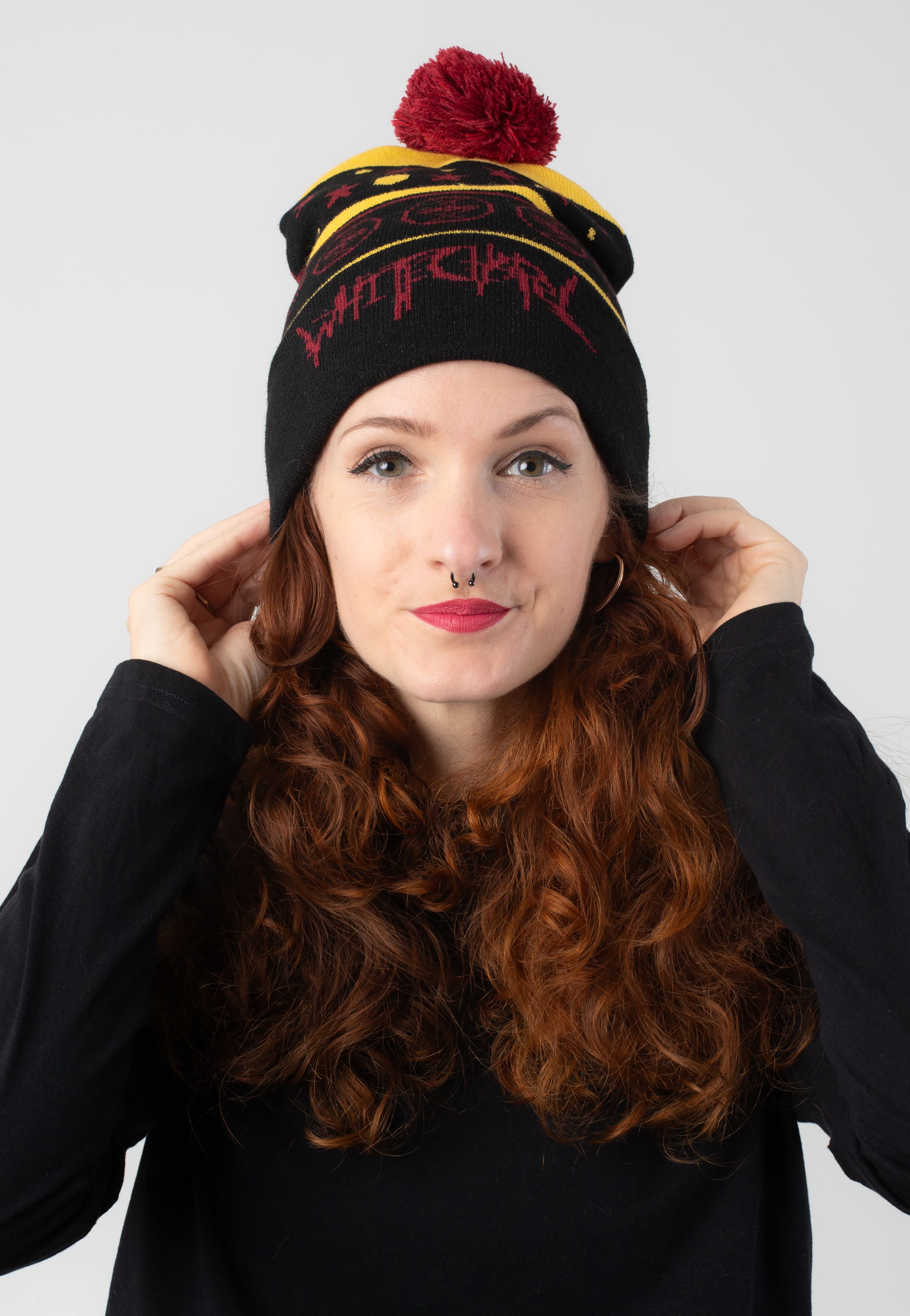 Whitechapel Logo Winter Knit berretto beanie nero