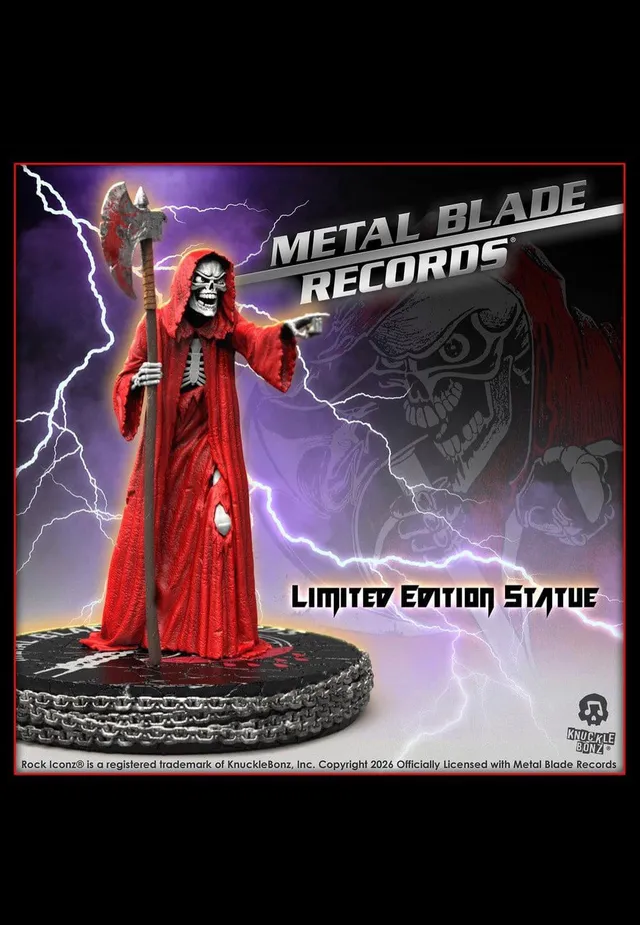 Metal Blade Records Reaper 3D statua resina multicolore